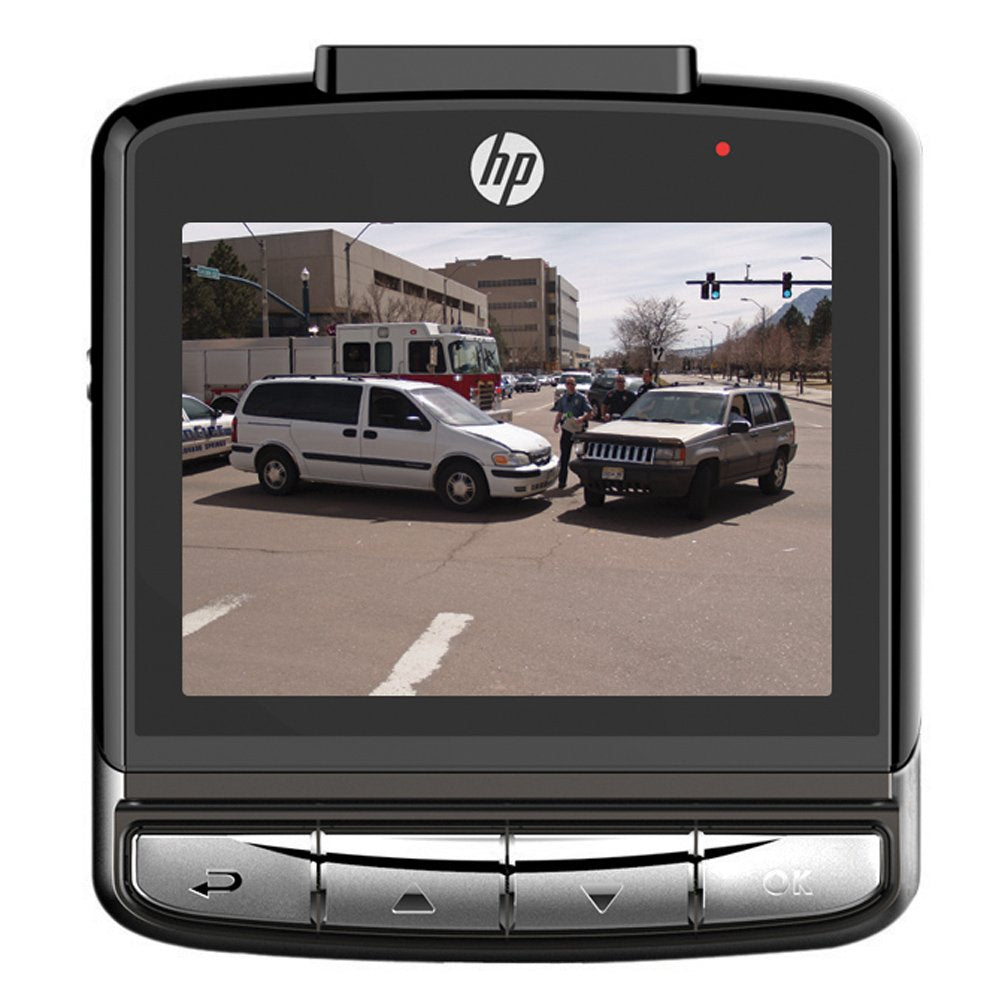 Hp Hewlett Packard Full Hd 1080P Car Dash Dvr With Gps, Black (Hpd-F310-Vp)